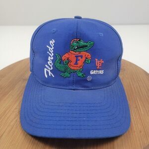 Vintage Florida Gators Blockhead Snapback Hat 90s Front Row Rare Cap Logo